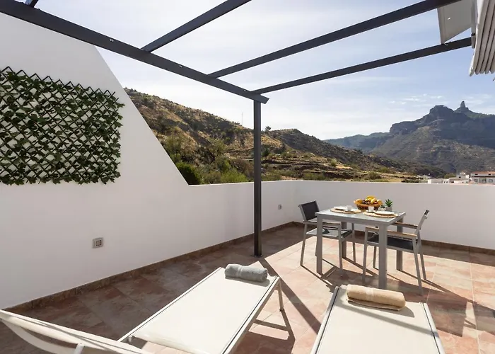 Daire Casa Maria With Roque Nublo View Tejeda (Gran Canaria)